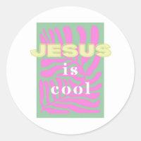 Jesus ist Cool, PopArt Sticker , Christliches Gesc