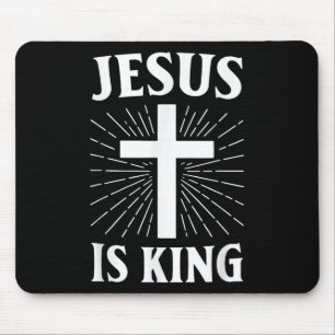 Jesus ist das Christliche Glaubenskreuz Mousepad