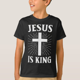 Jesus ist das Christliche Glaubenskreuz T-Shirt