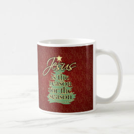 Jesus ist das Grund-christliche Weihnachten Kaffeetasse