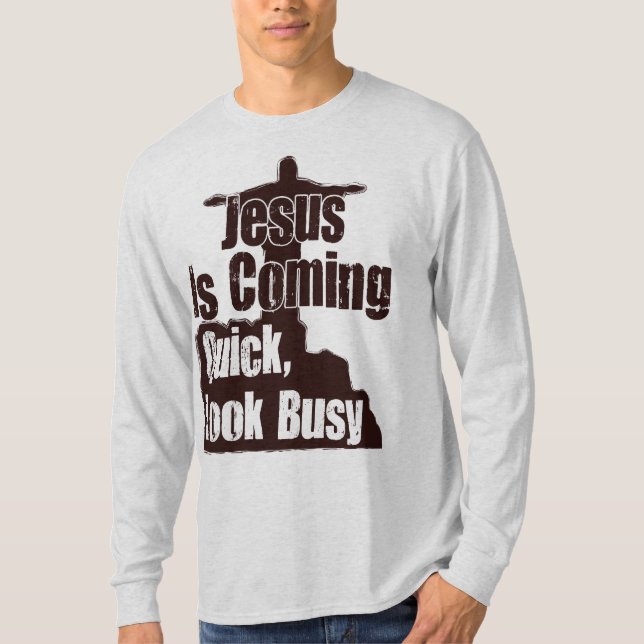 Jesus ist das Kommen, schnell, schauen T-Shirt (Vorderseite)