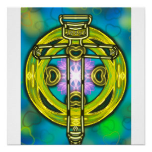 Jesus ist das Licht, das ich suche Poster