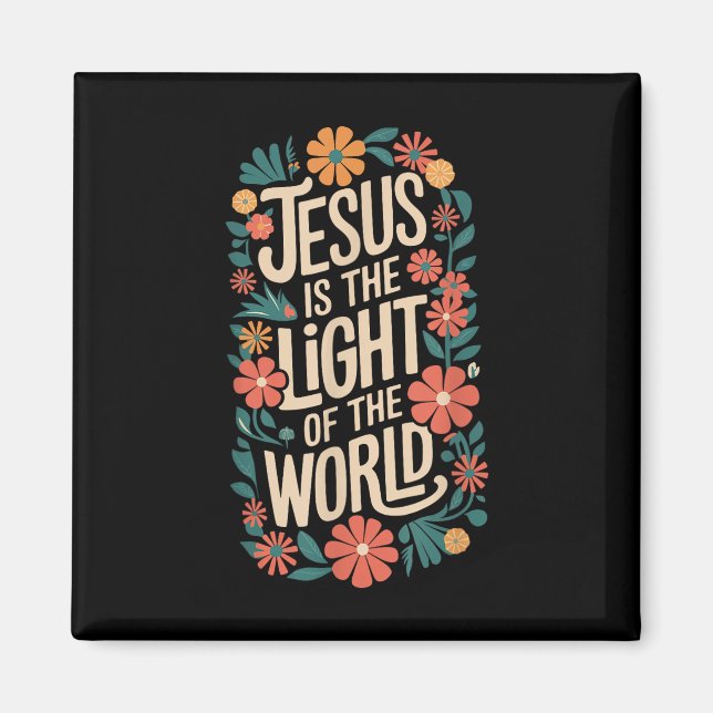 Jesus ist das Licht religiöser Christlich Magnet (Vorne)