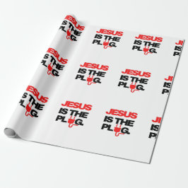Jesus ist das Plug Wrapping Geschenkpapier