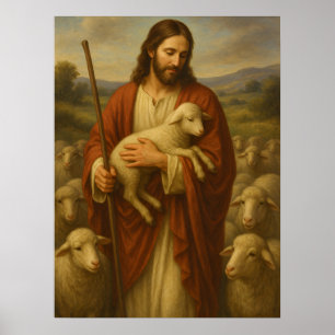 Jesus ist das Shephard #5™ LDS Wall Art Poster