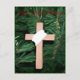 Jesus ist das Vernunftkreuz Postkarte