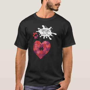 Jesus ist das zentrale Stück - Christlich T-Shirt