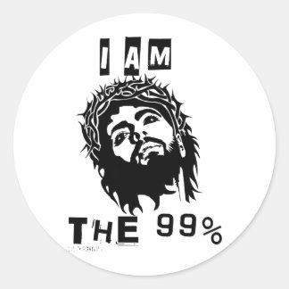 Jesus ist der 99% runder aufkleber