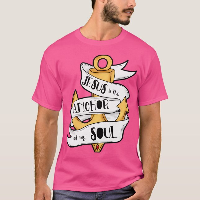 Jesus ist der Anker T-Shirt (Vorderseite)