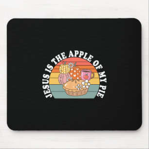 Jesus ist der Apfel meines Kuchens Herbstkuchen Th Mousepad