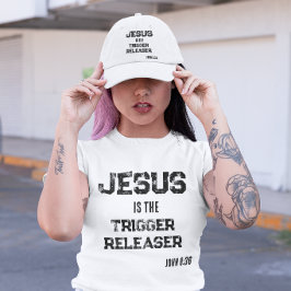 Jesus ist der Auslöser Glaube Freiheit T-Shirt