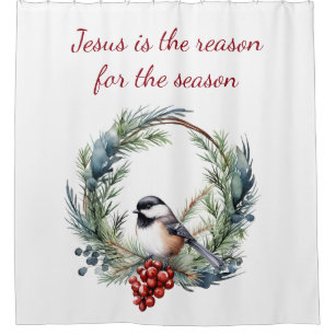 JESUS IST DER GRUND FÜR DAS Weihnachtsangebot DER Duschvorhang