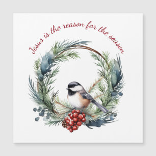 JESUS IST DER GRUND FÜR DAS Weihnachtsangebot DER  Magnetkarte