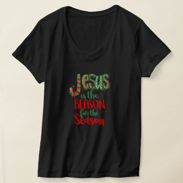 Jesus ist der Grund für das Weihnachtsfest der Jah T-Shirt (Ablage )