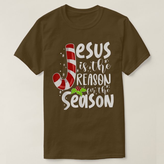 Jesus ist der Grund für den Christlichen Glauben d T-Shirt (Design vorne)