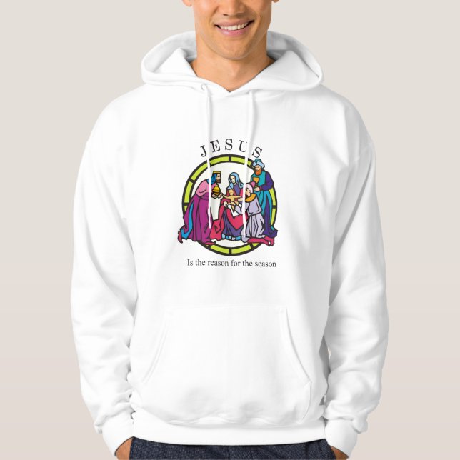 Jesus ist der Grund für den JahreszeitHoodie Hoodie (Vorderseite)