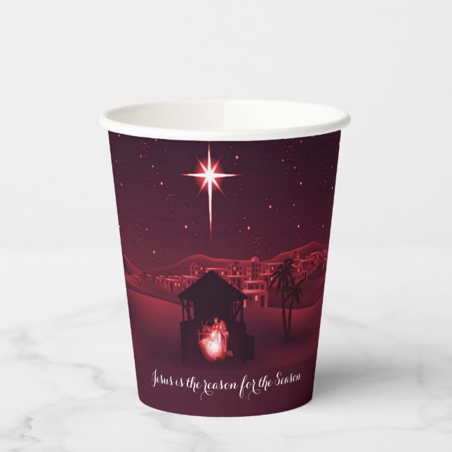 Jesus ist der Grund für den Nativpapier Cup Pappbecher (Links)