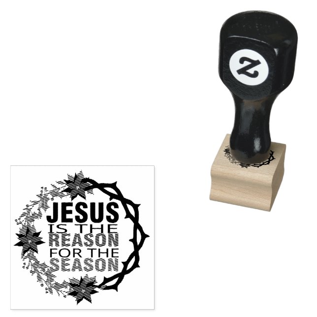 Jesus ist der Grund für die Briefmarke des Saisonk Gummistempel (Stempel)