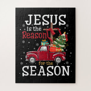 Jesus ist der Grund für die christliche Glaubenssa Puzzle