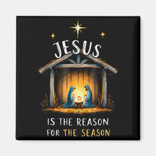 Jesus ist der Grund für die christliche Saison Magnet