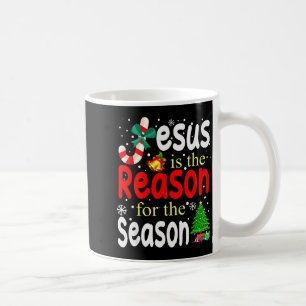 Jesus ist der Grund für die christliche Weihnachts Kaffeetasse