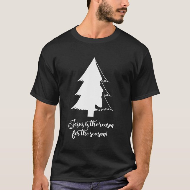Jesus ist der Grund für die Christliche Weihnachts T-Shirt (Vorderseite)