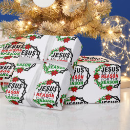 Jesus ist der Grund für die Jahreszeit Geschenkpapier