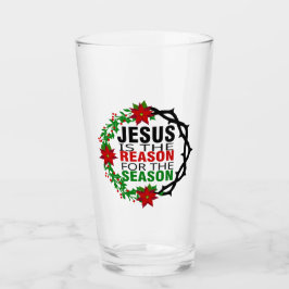 Jesus ist der Grund für die Jahreszeit Glas