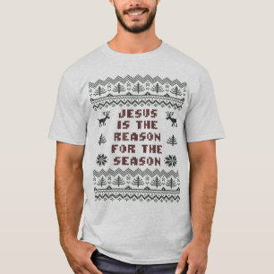 Jesus ist der Grund für die Jahreszeit-hässliche T-Shirt