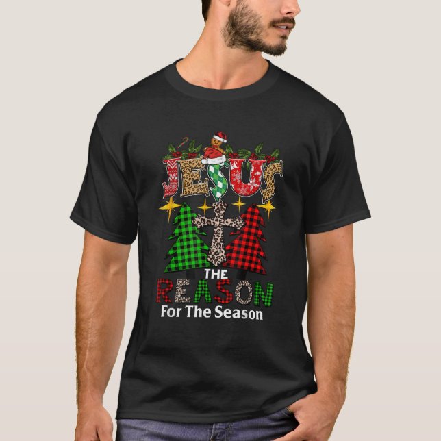 Jesus ist der Grund für die Jahreszeit Jesus Chris T-Shirt (Vorderseite)