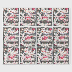 Jesus ist der Grund für die Jahreszeit-Packpapiere Geschenkpapier