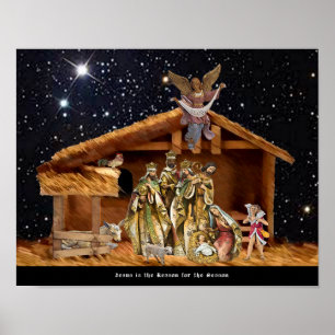 Jesus ist der Grund für die Jahreszeit. Poster