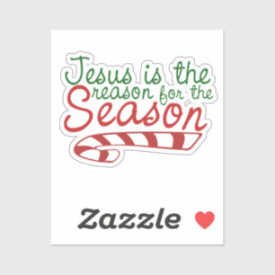 Jesus ist der Grund für die Saison Aufkleber