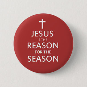 Jesus ist der Grund für die Saison Button