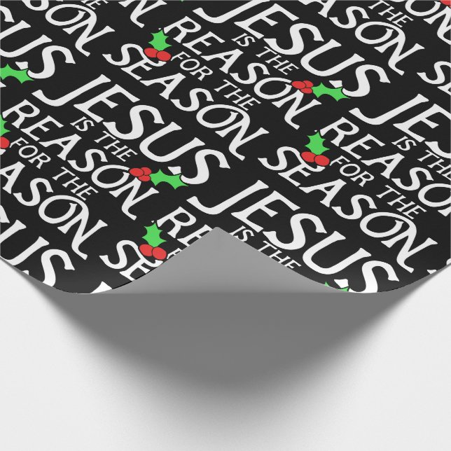 Jesus ist der Grund für die Saison Geschenkpapier (Ecke)