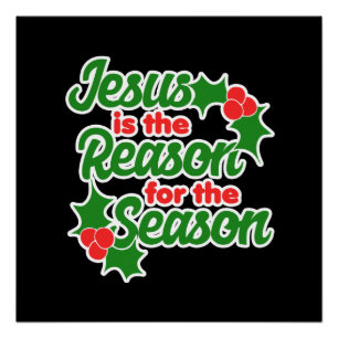 Jesus ist der Grund für die Saison Poster