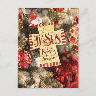 Jesus ist der Grund für die Saison Postkarte