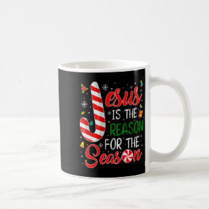 Jesus ist der Grund für die Weihnachts-Pyjama Kaffeetasse