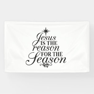 Jesus ist der Grund für die Weihnachtszeit Banner