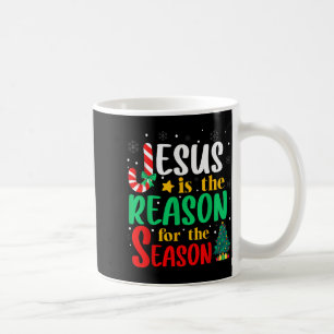 Jesus ist der Grund für die Weihnachtszeit Chris Kaffeetasse