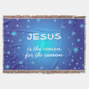 Jesus ist der Grund für die Weihnachtszeit Decke