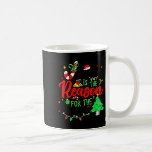 Jesus ist der Grund für die Weihnachtszeit Familie Kaffeetasse