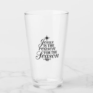 Jesus ist der Grund für die Weihnachtszeit  Glas