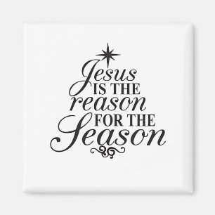 Jesus ist der Grund für die Weihnachtszeit Magnet
