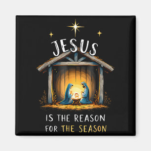 Jesus ist der Grund für die Weihnachtszeit Xmas  Magnet