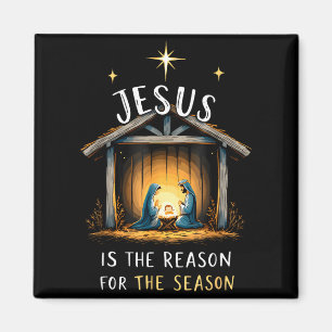 Jesus ist der Grund für die Weihnachtszeit Xmas  Magnet