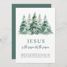 Jesus ist der Grund für Weihnachten der Jahreszeit