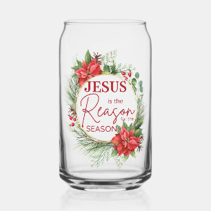 Jesus ist der Grund für Weihnachten der Jahreszeit Dosenglas