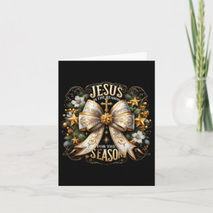 Jesus ist der Grund für Weihnachten der Jahreszeit Karte