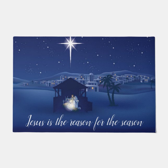 Jesus ist der Grund Fußmatte (Vorderseite)